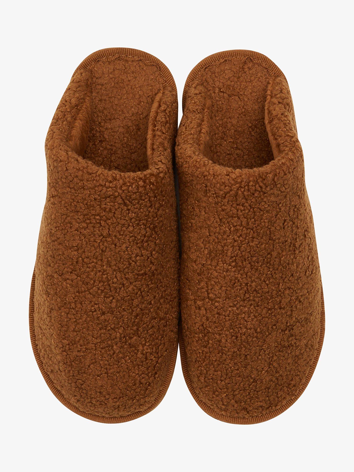 Unmade Copenhagen  Benita Faux Fur Slippers, Glazed Ginger
