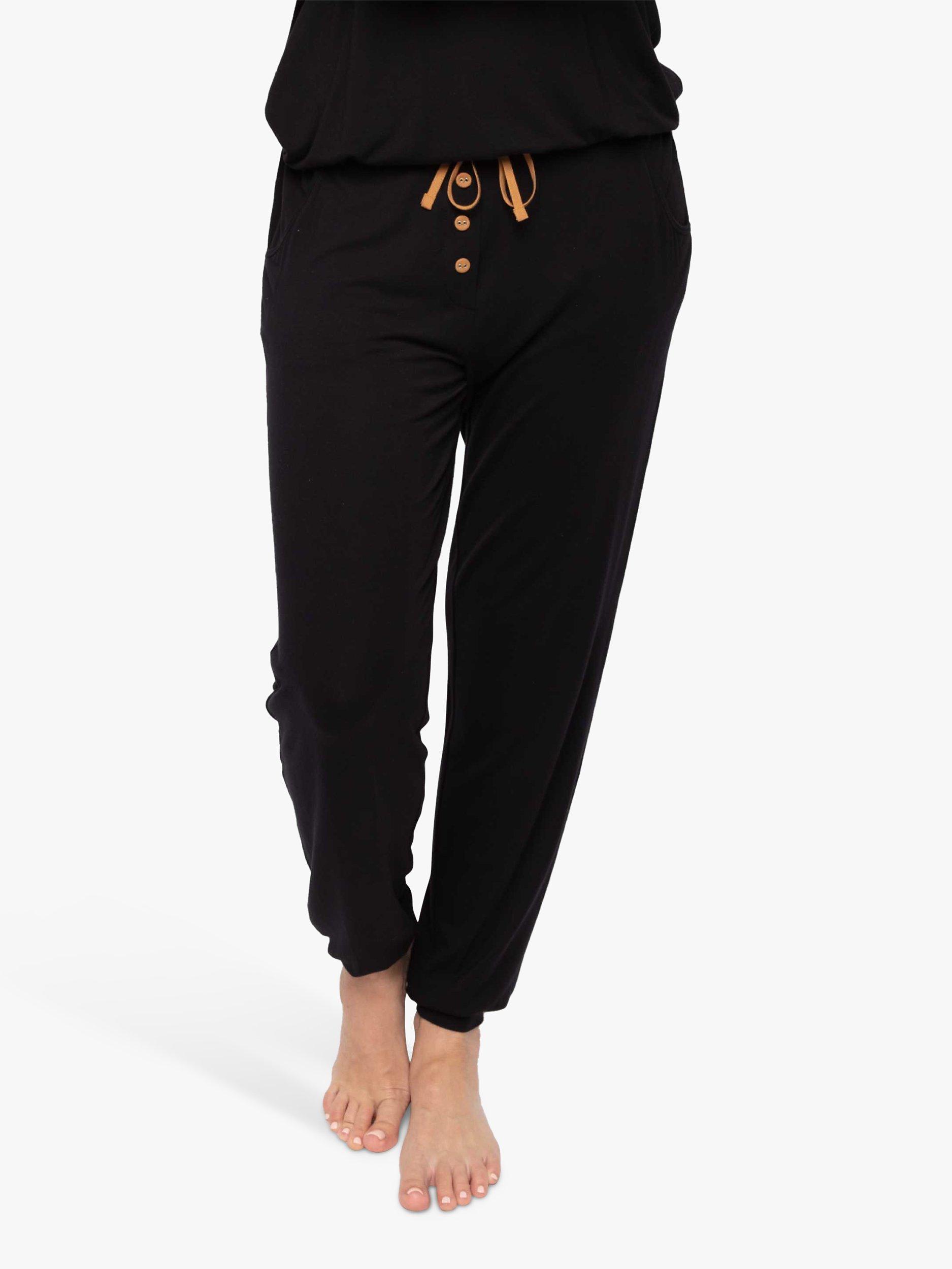 Cyberjammies Alisha Pyjama Bottoms, Black