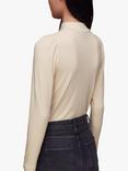 Whistles Gathered Empire Line Top, Oatmeal