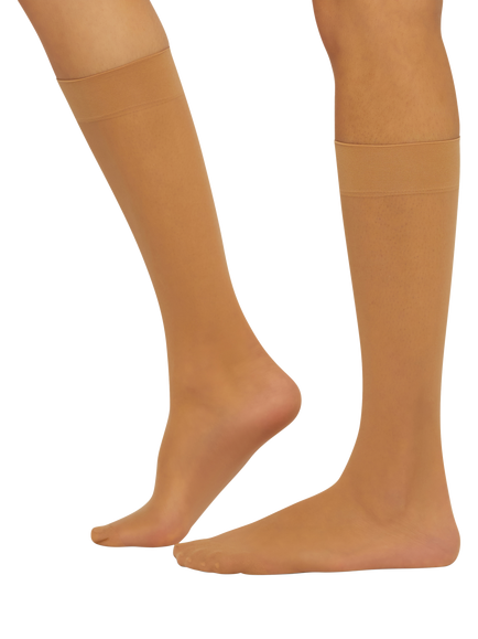Wolford 10 Denier Knee Highs, Gobi 4365