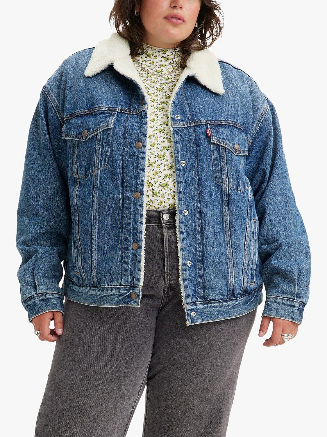Levi's Plus 90's Sherpa Trucker Denim Jacket, Sitcom Plus