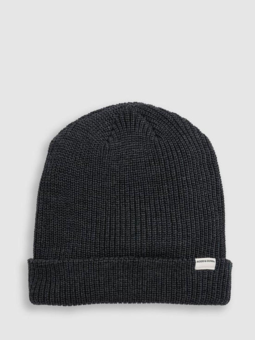 Product image 3 of 4, which shows Rodd & Gunn Gunn Merino Beanie, Charcoal, One Size