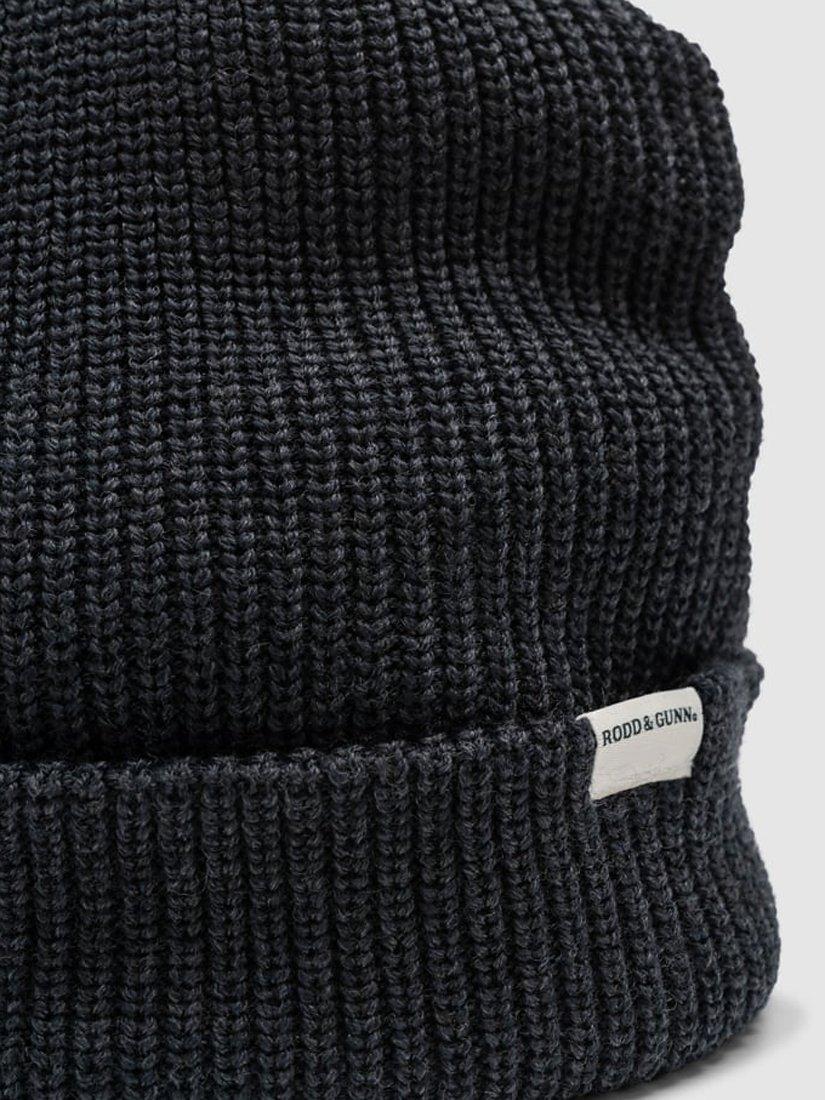 Product image 4 of 4, which shows Rodd & Gunn Gunn Merino Beanie, Charcoal, One Size