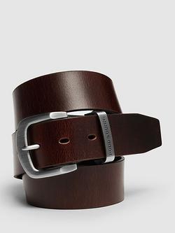 Rodd & Gunn Farmlands Leather Belt, Dark Brown