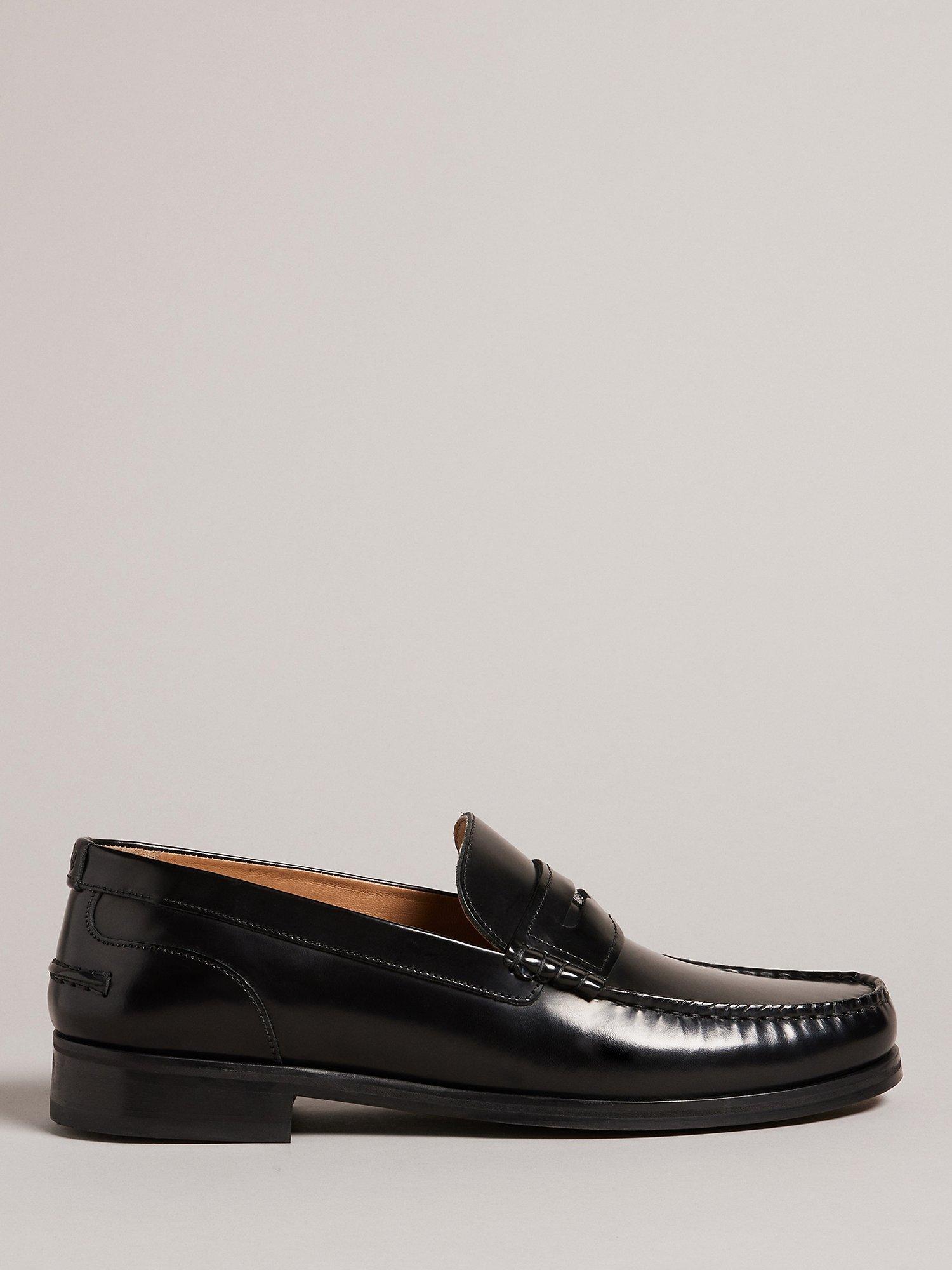 Ted Baker Tirymew Leather Loafers, Black