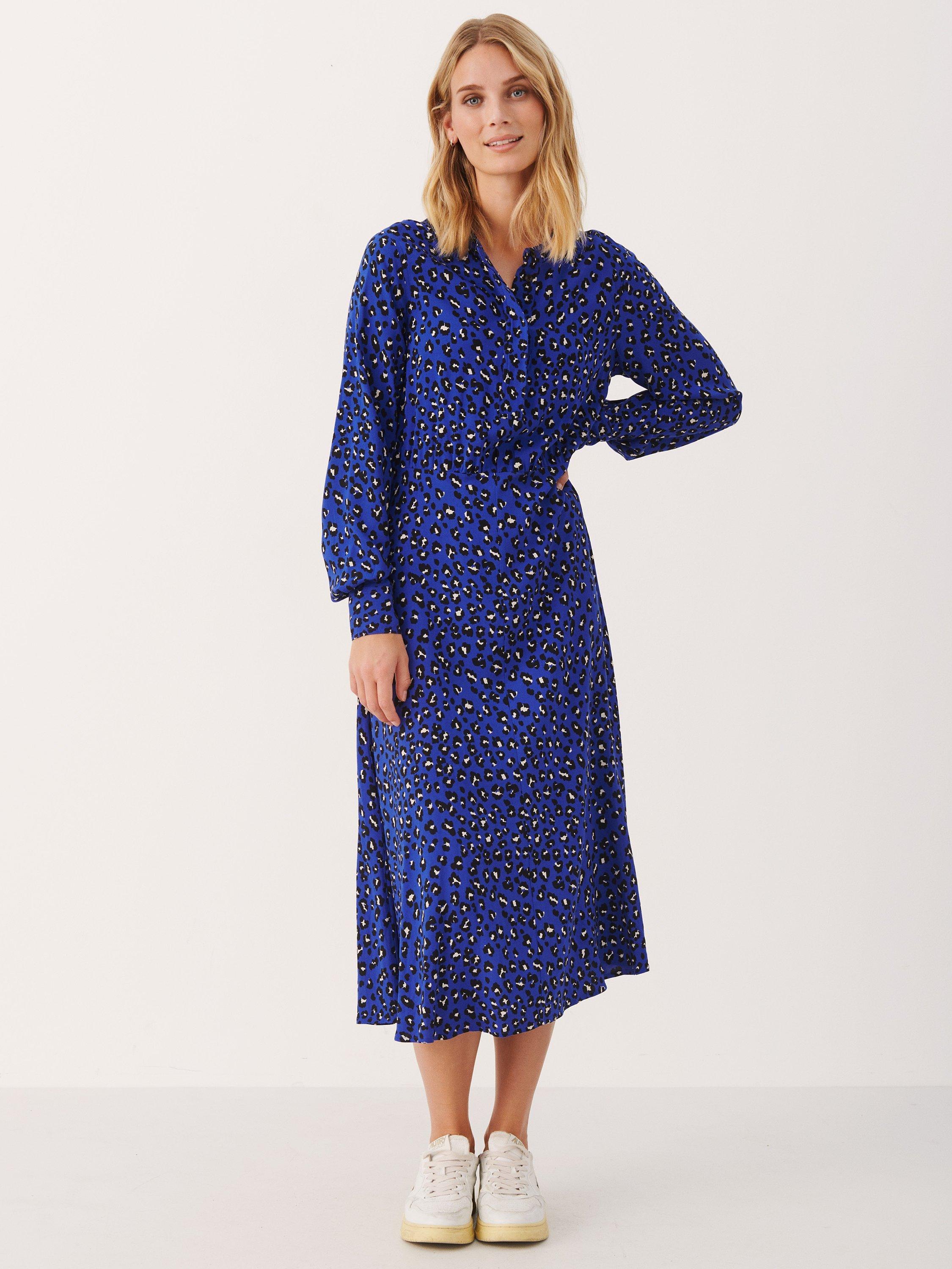 Part Two Viona Fitted Maxi Long Sleeve Dress
