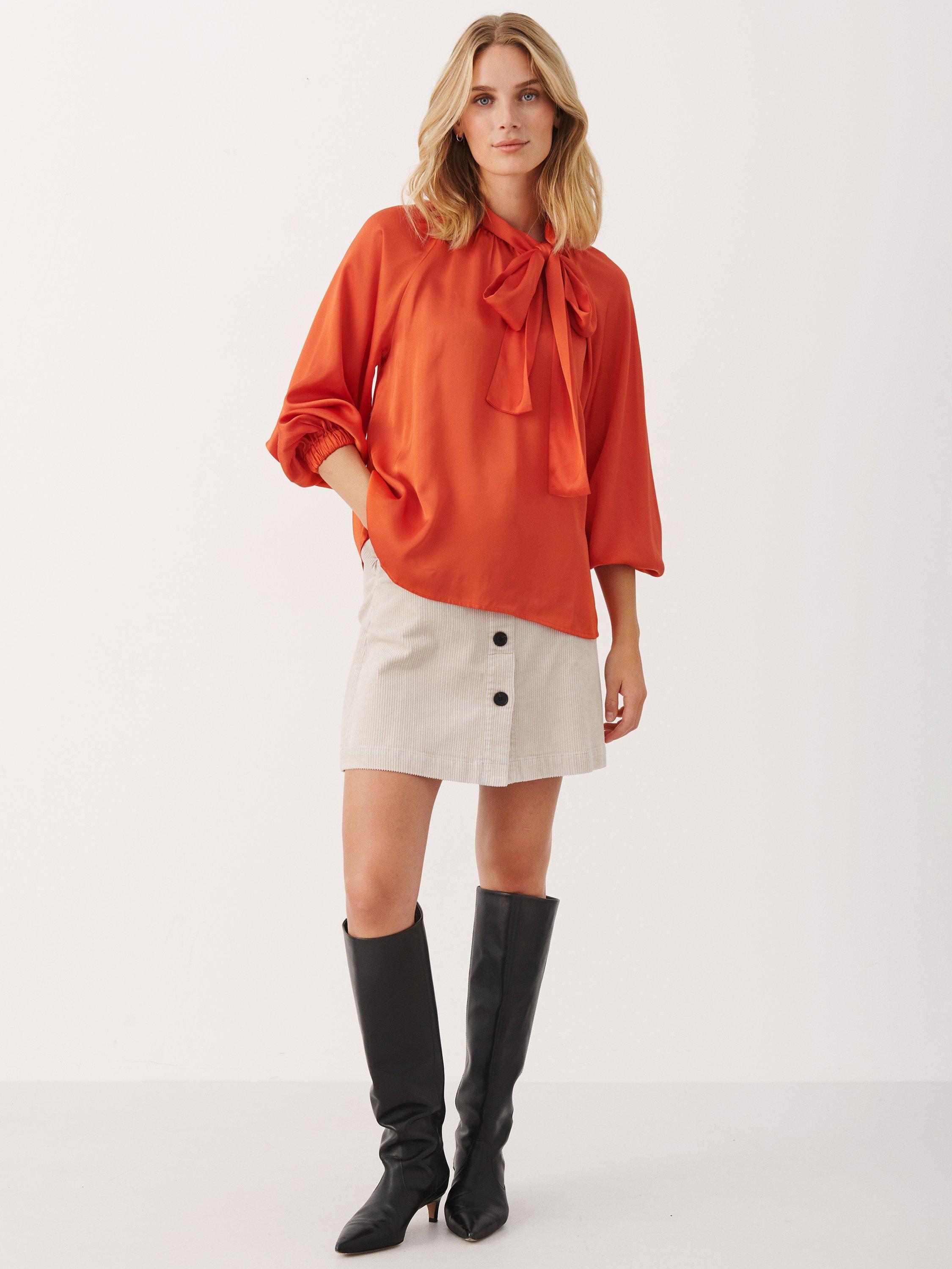 Part Two Vilia Tie Neck Blouse