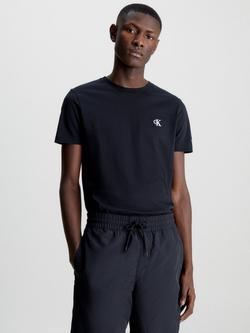 Calvin Klein Jeans Monogram Slim Fit T-Shirt, Ck Black, Ck Black