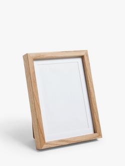 John Lewis Fine Oak Wood Photo Frame & Mount, Natural, Natural