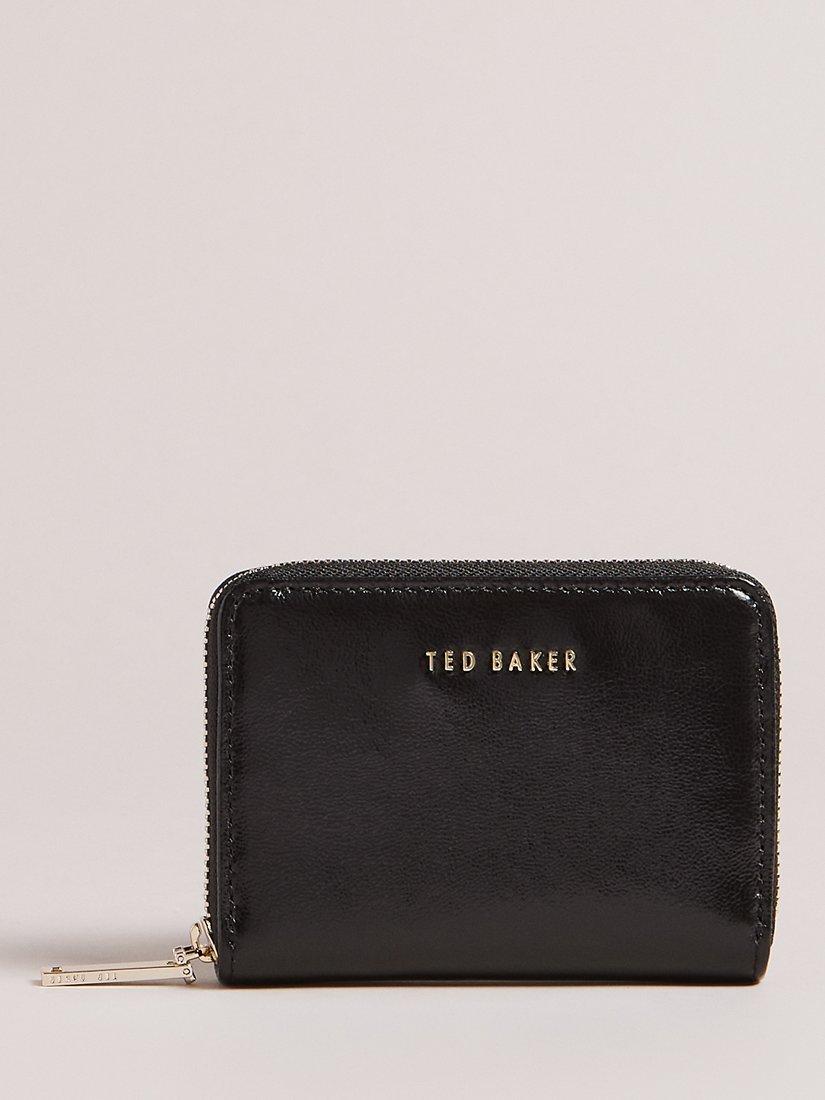 Ted Baker Lilleee Small Zip Around Purse, Black, Black
