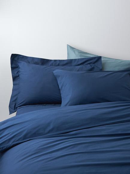John Lewis Pure Cotton Percale Bedding, Navy