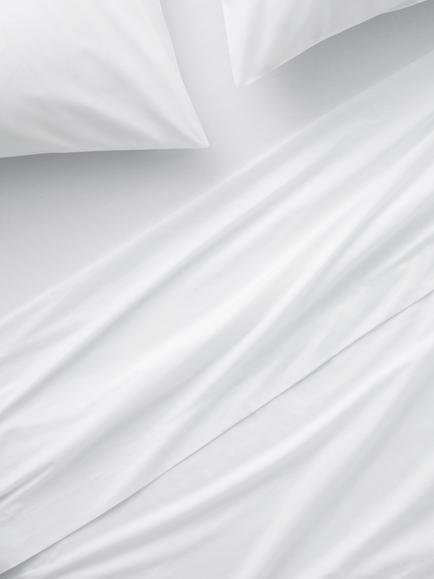 John Lewis Pure Cotton Flat Sheet, White