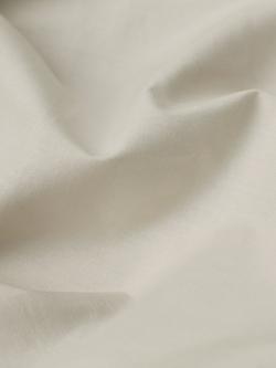 John Lewis Pure Cotton Flat Sheet - view 2, Natural