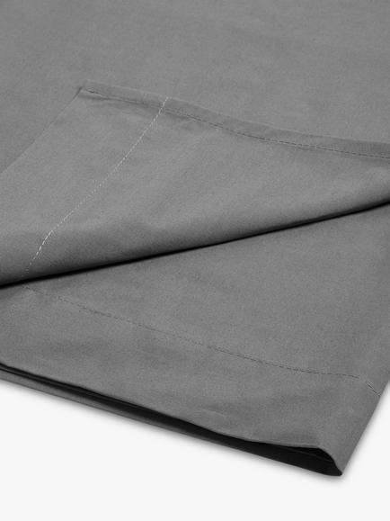 John Lewis Pure Cotton Flat Sheet, Steel