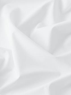 John Lewis Pure Cotton Percale Fitted Sheet - view 2, White