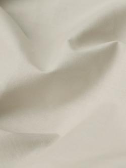 John Lewis Pure Cotton Percale Fitted Sheet - view 2, Natural