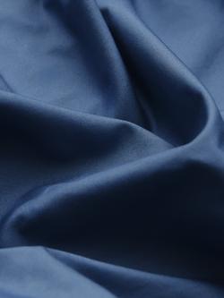 John Lewis Pure Cotton Percale Fitted Sheet, Navy
