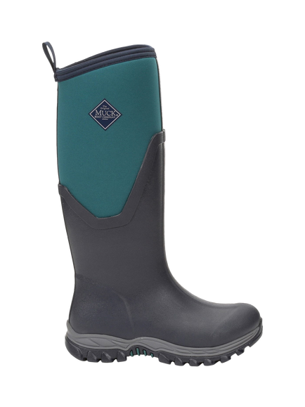 Muck Arctic Sport II Tall Wellington Boots, Navy/Spruce