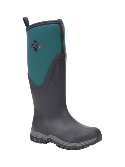 Muck Arctic Sport II Tall Wellington Boots - view 2, Navy/Spruce