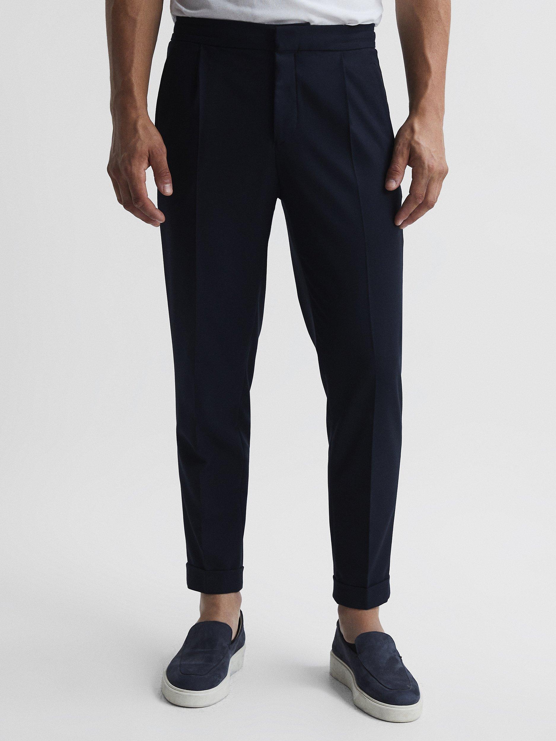 Reiss Brighton Pleated Slim Trousers