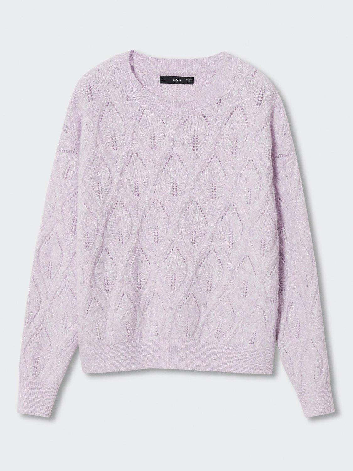Mango Florita Jumper, Purple
