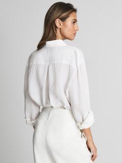 Reiss Campbell Linen Shirt - view 2, White
