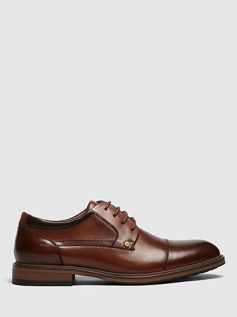 Product image 1 of 9, which shows Rodd & Gunn Darfield Leather Derby Shoes, Amaretto, 40