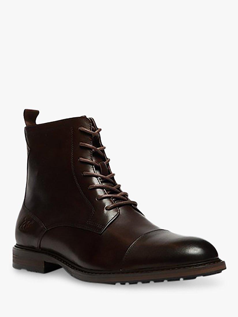 Product image 2 of 5, which shows Rodd & Gunn Drury Leather Military Boots, Testa Di Moro, 40
