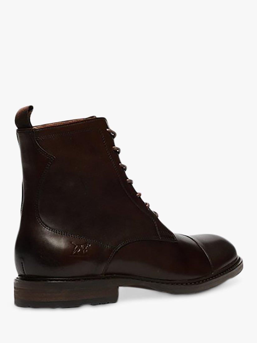 Product image 3 of 5, which shows Rodd & Gunn Drury Leather Military Boots, Testa Di Moro, 40