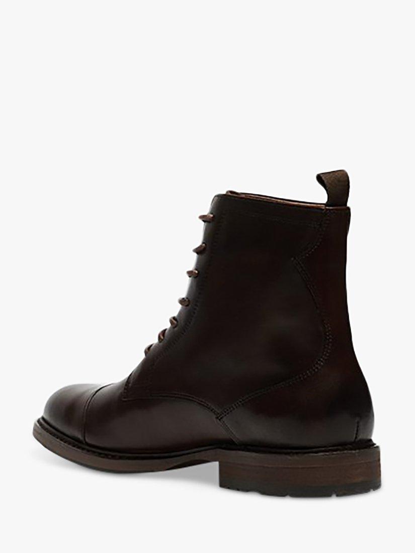 Product image 4 of 5, which shows Rodd & Gunn Drury Leather Military Boots, Testa Di Moro, 40