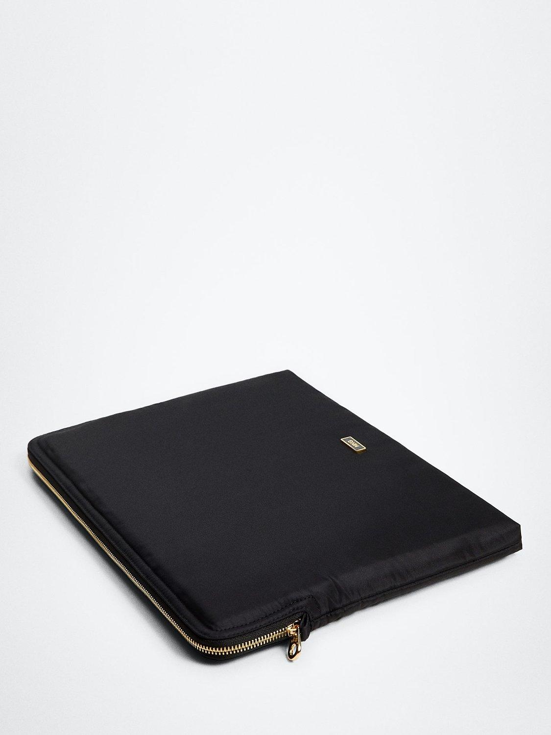 Product image 4 of 4, which shows Mango Tere Padded Laptop Case, Black, Black