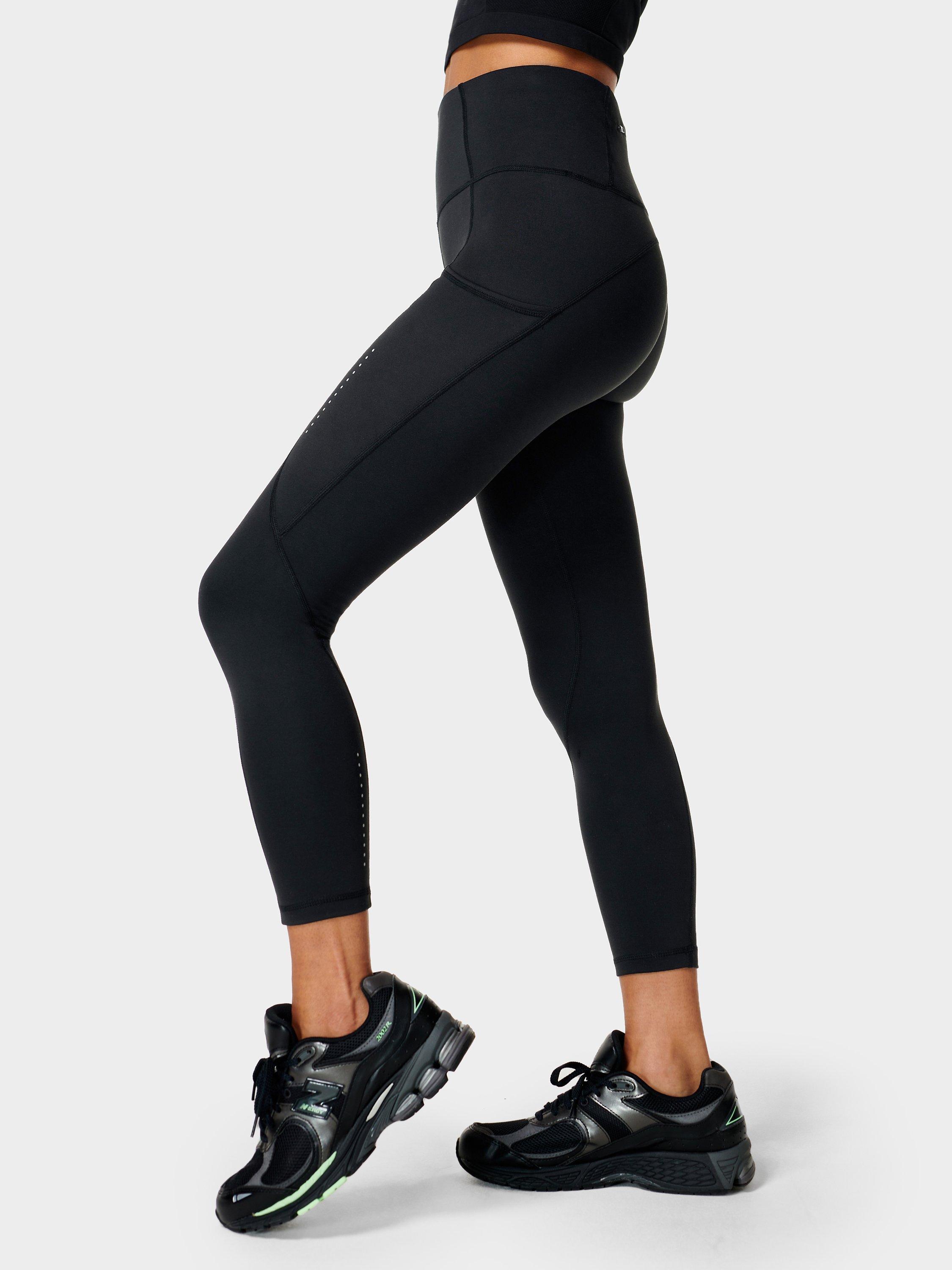 Sweaty Betty Therma Boost 7/8 Running Leggings, Black
