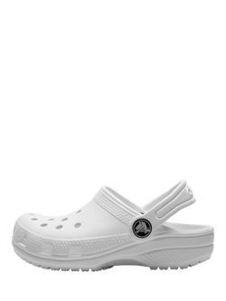 Crocs Kids' Classic Croc Clogs - view 2, White