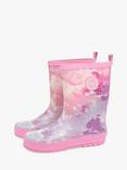 Hype Kids' Sparkle Cloud Crest Wellington Boots