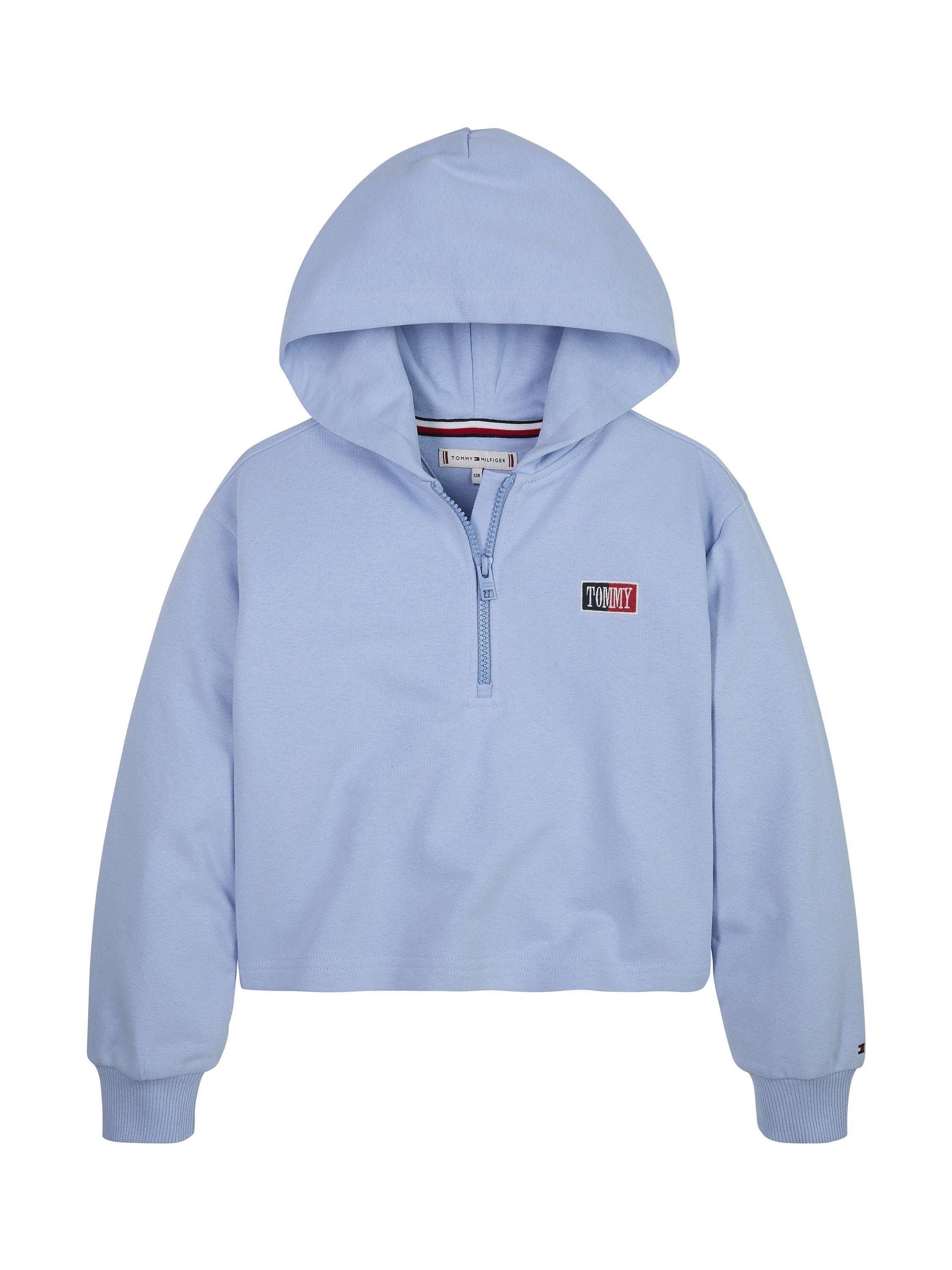 Tommy Hilfiger Kids' Timeless Tommy Hoodie, Pearly Blue