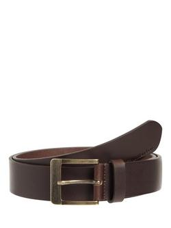 Calvin Klein Leather Belt, Turkish Coffee
