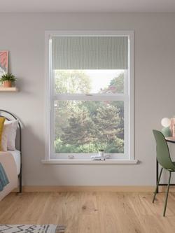 John Lewis Mesa Blackout/Thernal Roller Blind, Dusty Green, Dusty Green