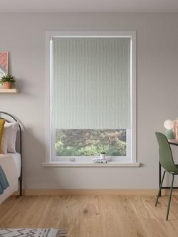 John Lewis Mesa Blackout/Thernal Roller Blind, Dusty Green - view 2, Dusty Green