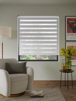 John Lewis Day and Night Roller Blind, White