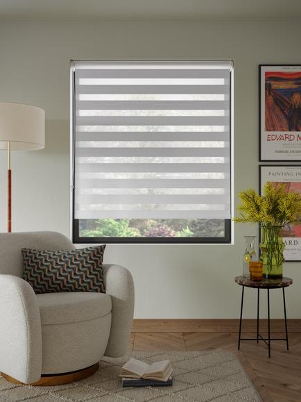 John Lewis Day and Night Roller Blind, White