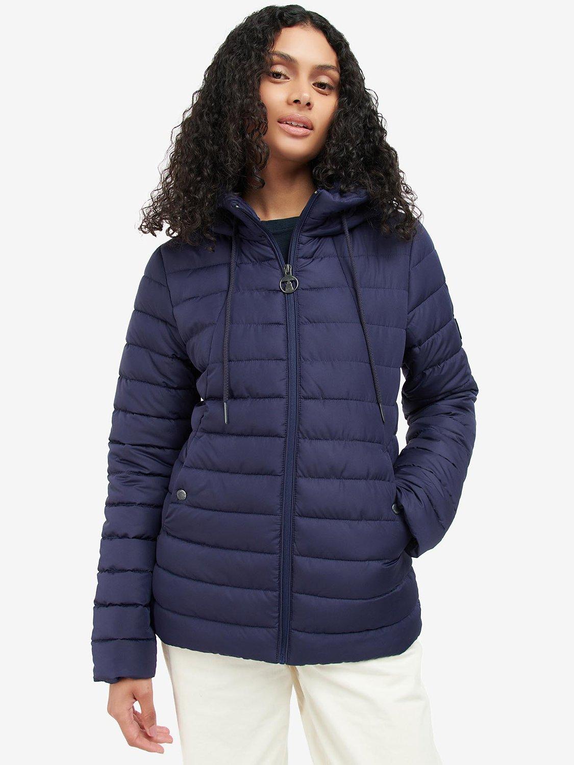 Barbour Coraline Baffle Quilted Jacket, Eternal Ink, 12