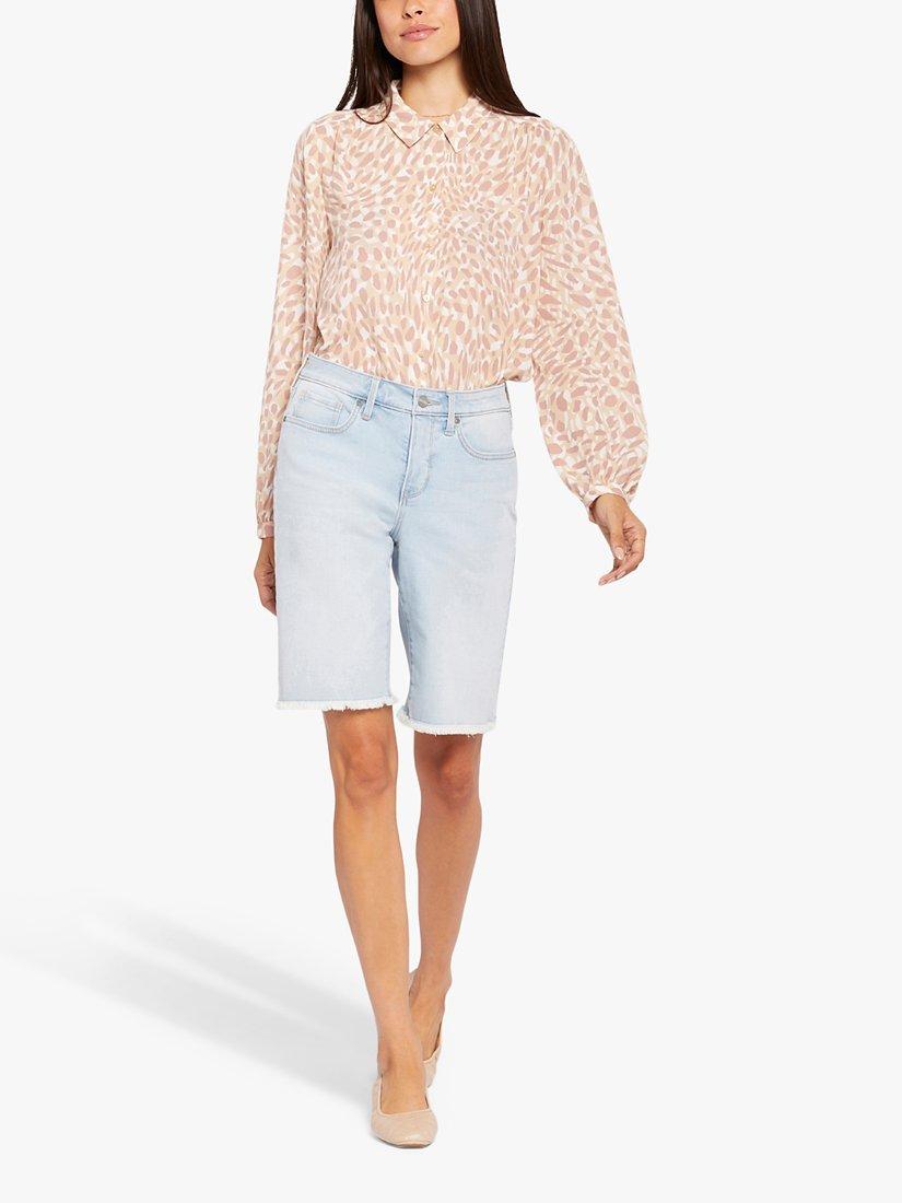 NYDJ Boyfriend Denim Shorts, Brightside, 8