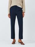 John Lewis Slim Bi-Stretch Trousers, Navy