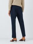 John Lewis Slim Bi-Stretch Trousers, Navy