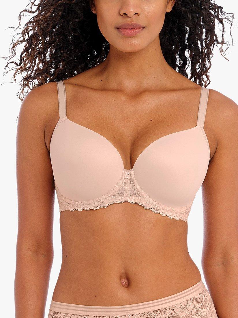 Freya Offbeat Moulded T-Shirt Bra, Nude