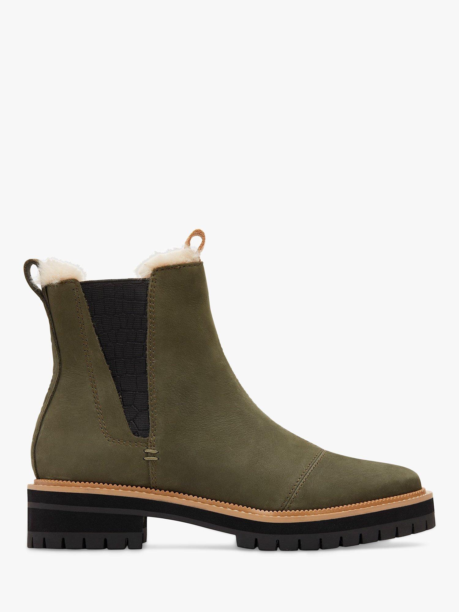 TOMS Dakota Leather Chelsea Boots