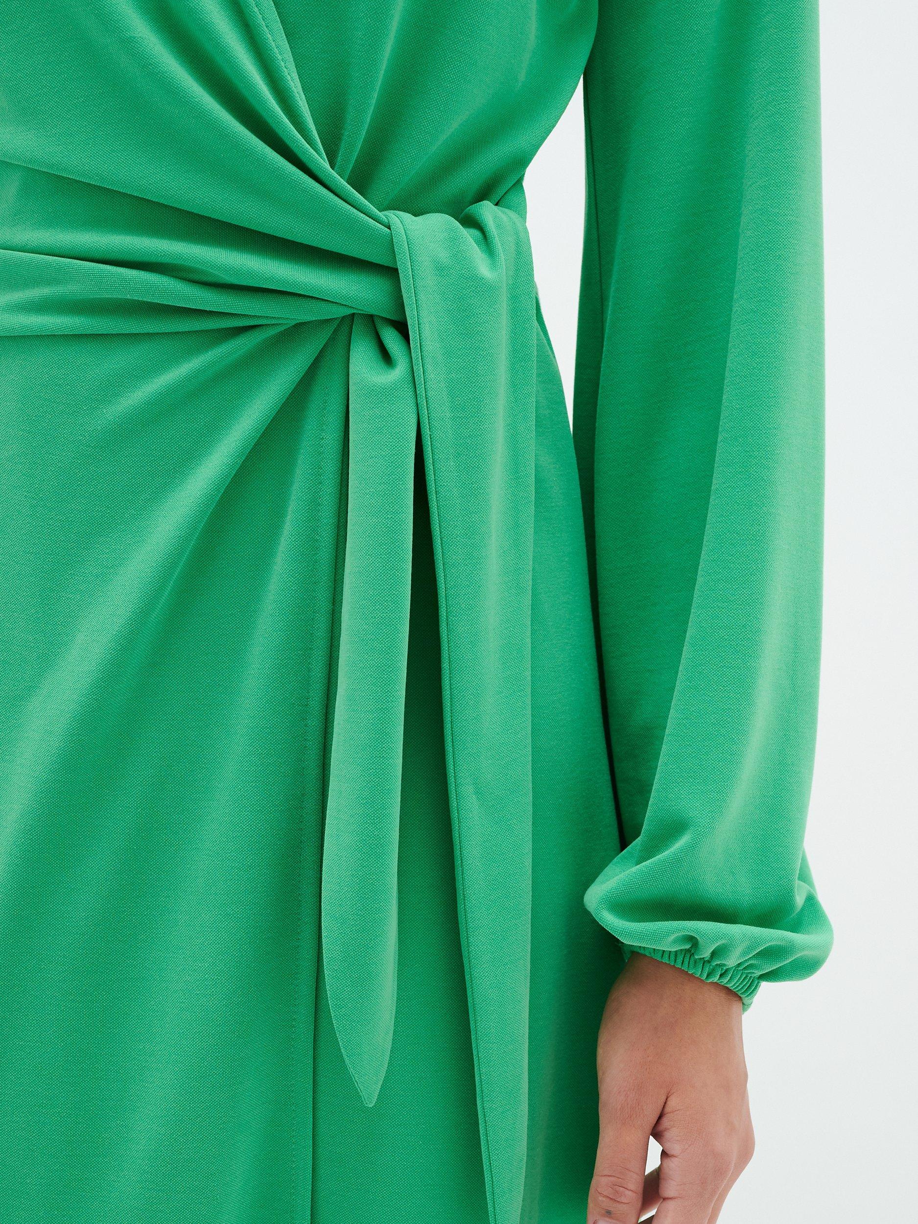 InWear Catja Wrap Midi Dress, Bright Green, XS