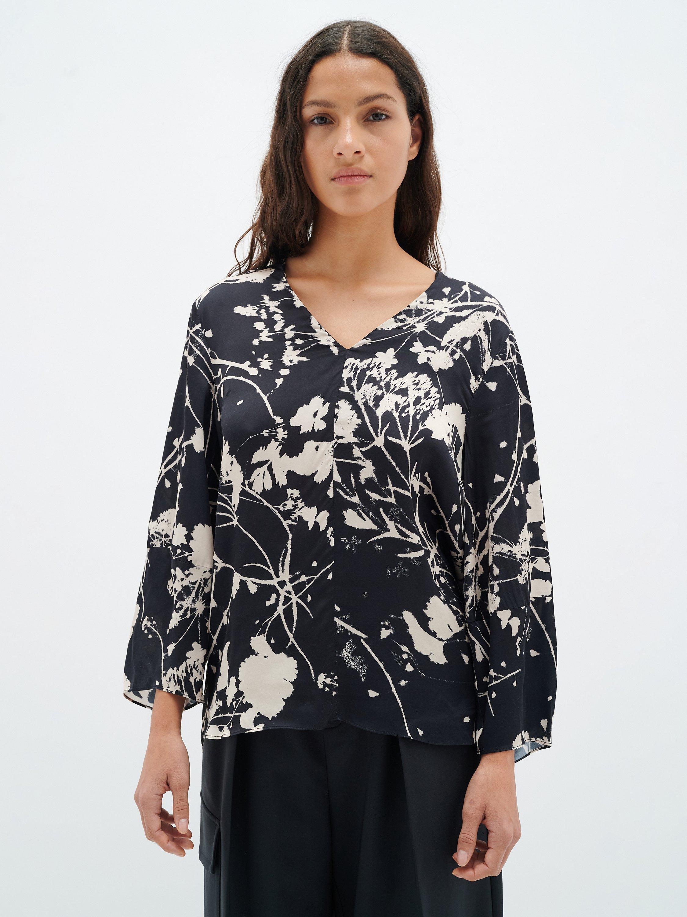 InWear Selima Blouse, Black/White