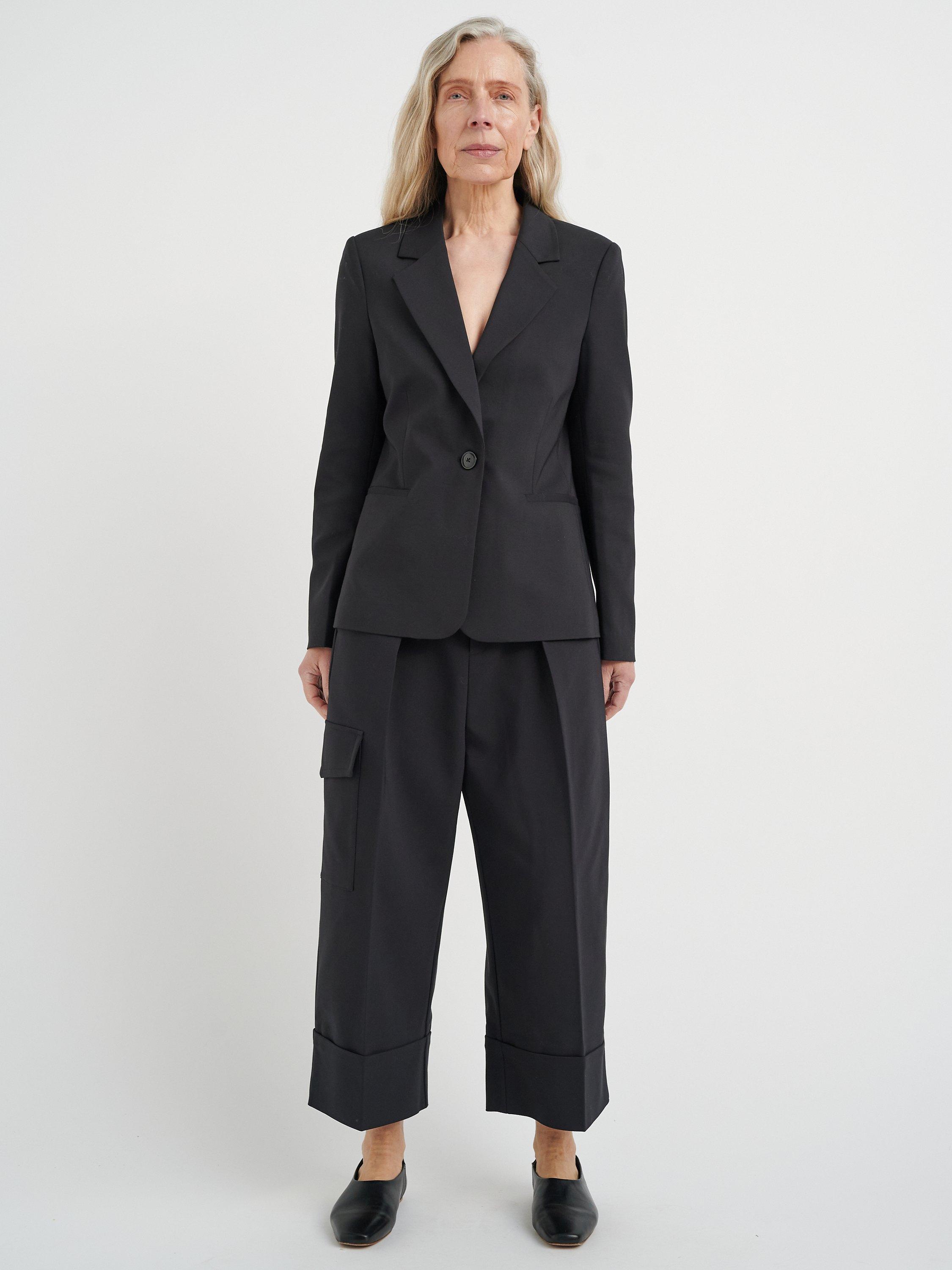 InWear Zella Cropped Trousers, Black