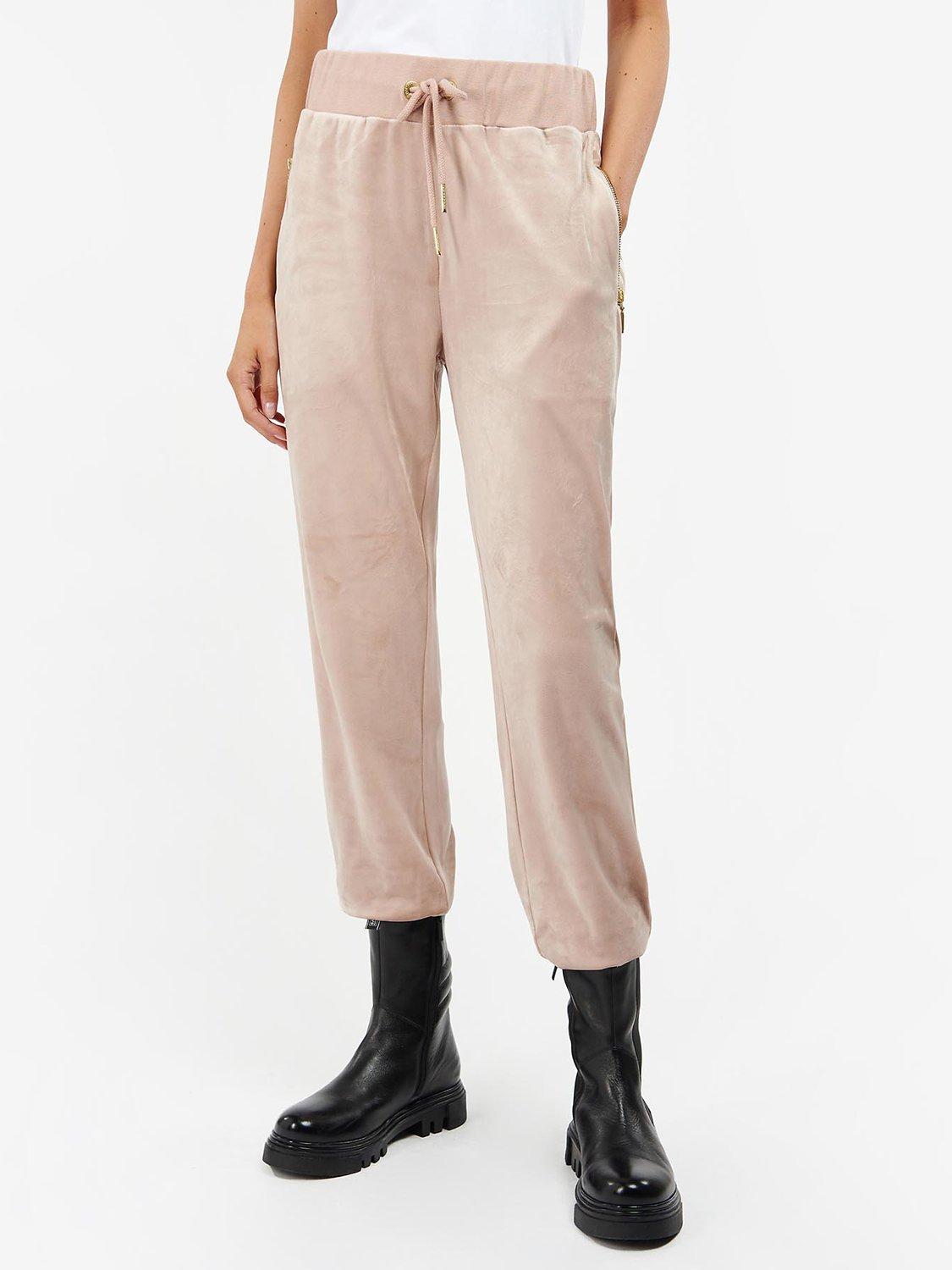 Barbour International Highroads Velour Joggers, Pink Clay, 14